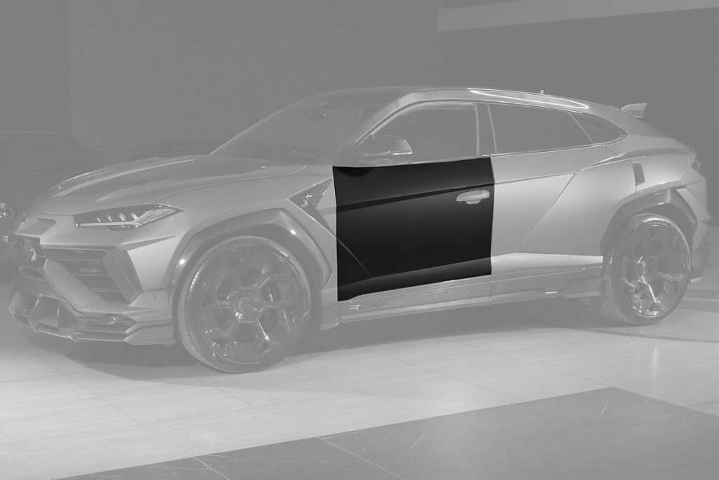 คิ้วประตู Carbon Fiber Lamborghini Urus แบบพ่นสี ทรง TOPCAR R\’Evo Limited Edition 2.0 2 ชิ้น