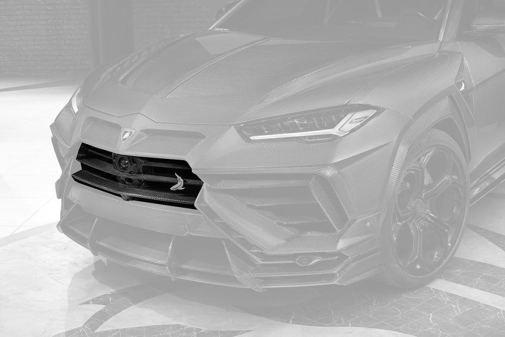 ช่องระบายอากาศ Carbon Fiber ตัวกลาง คาร์บอน Stealth Lamborghini Urus ทรง TOPCAR R\’Evo Stealth Edition