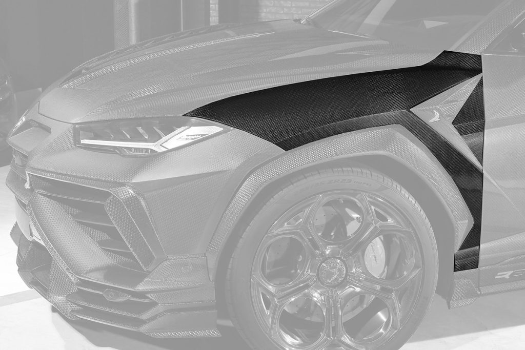 แก้มข้างหน้า Carbon Fiber คาร์บอน Stealth Lamborghini Urus ทรง TOPCAR R\’Evo Stealth Edition 2 ชิ้น