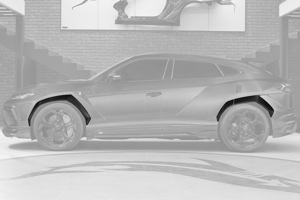 ซุ้มล้อ Carbon Fiber คาร์บอน Stealth Lamborghini Urus ทรง TOPCAR R\’Evo Stealth Edition 6 ชิ้น