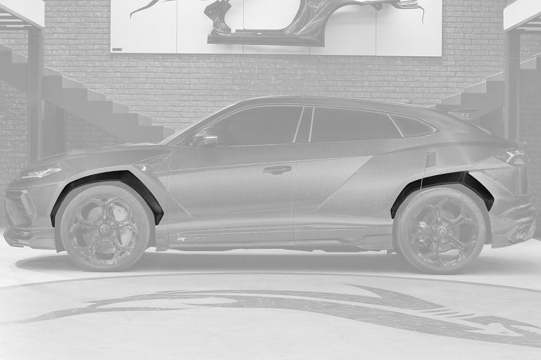 Wheel Arches Carbon Fiber Carbon Stealth Lamborghini Urus style TOPCAR R’Evo Stealth Edition 6 pieces