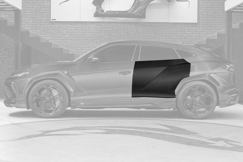 คิ้วประตู Carbon Fiber คาร์บอน Stealth Lamborghini Urus ทรง TOPCAR R\’Evo Stealth Edition 2 ชิ้น #2