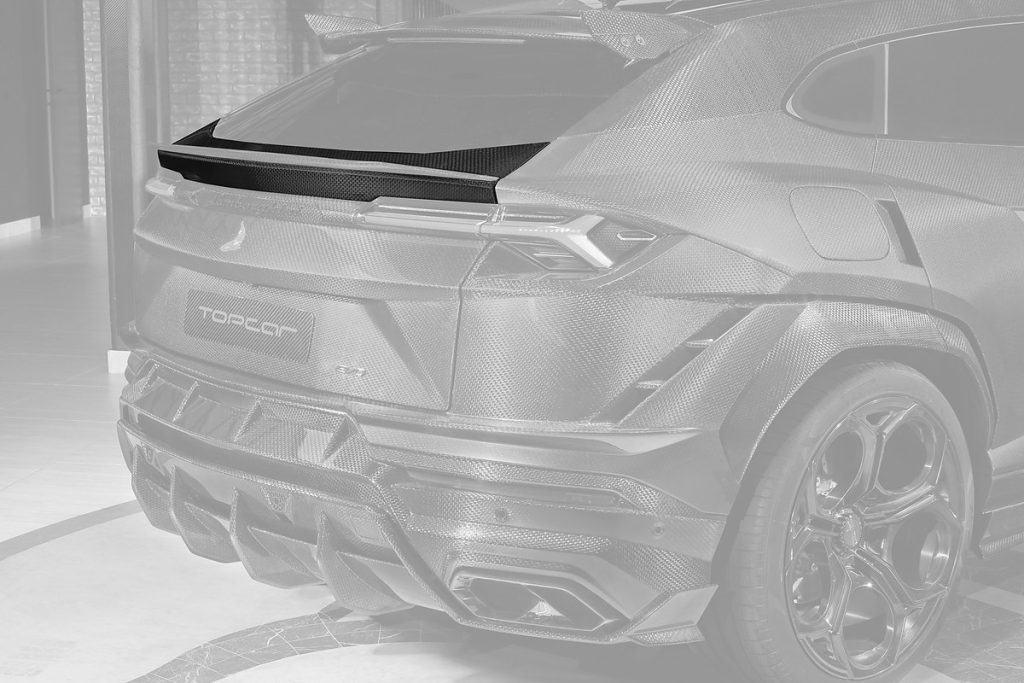 คิ้วประตู Carbon Fiber ส่วนบน คาร์บอน Stealth Lamborghini Urus ทรง TOPCAR R\’Evo Stealth Edition