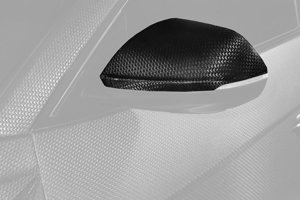 กระจกมองข้าง Carbon Fiber คาร์บอน Stealth Lamborghini Urus ทรง TOPCAR R’Evo Stealth Edition 2 ชิ้น