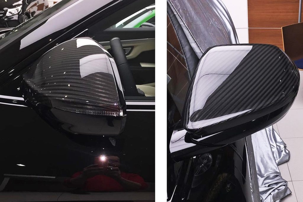 กระจกมองข้าง Carbon Fiber Lamborghini Urus S ทรง TOPCAR 2 ชิ้น