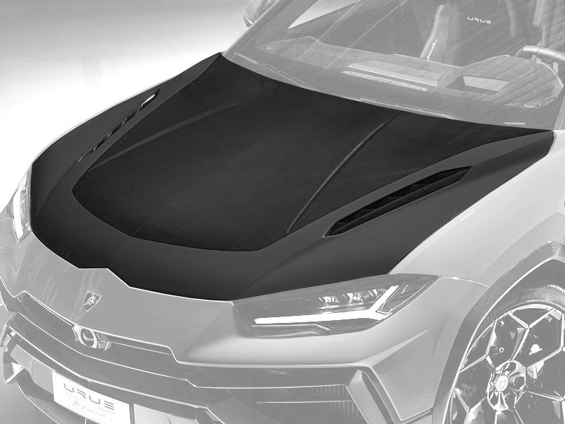 ฝากระโปรงหน้า Carbon Fiber คาร์บอน Stealth Lamborghini Urus S ทรง TOPCAR