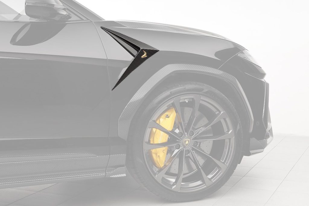 ลิ้นแต่ง Carbon Fiber คาร์บอน Stealth Lamborghini Urus S ทรง TOPCAR 2 ชิ้น