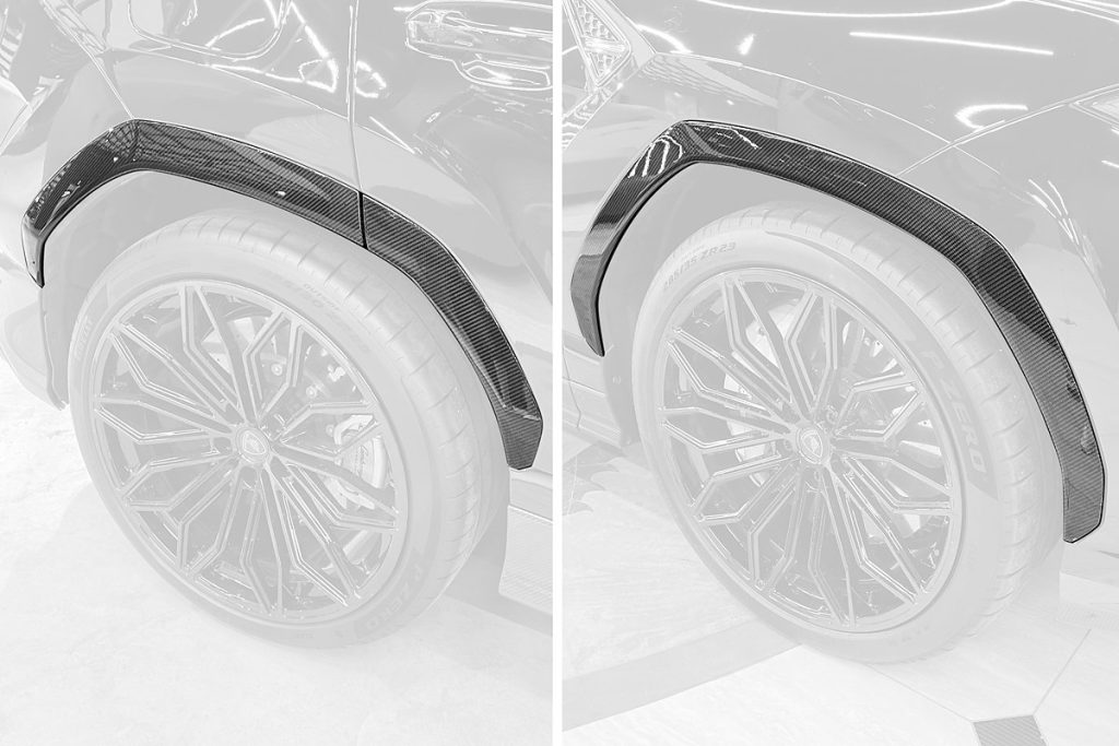 ซุ้มล้อ Carbon Fiber Lamborghini Urus SE ทรง TOPCAR Light Pack 6 ชิ้น
