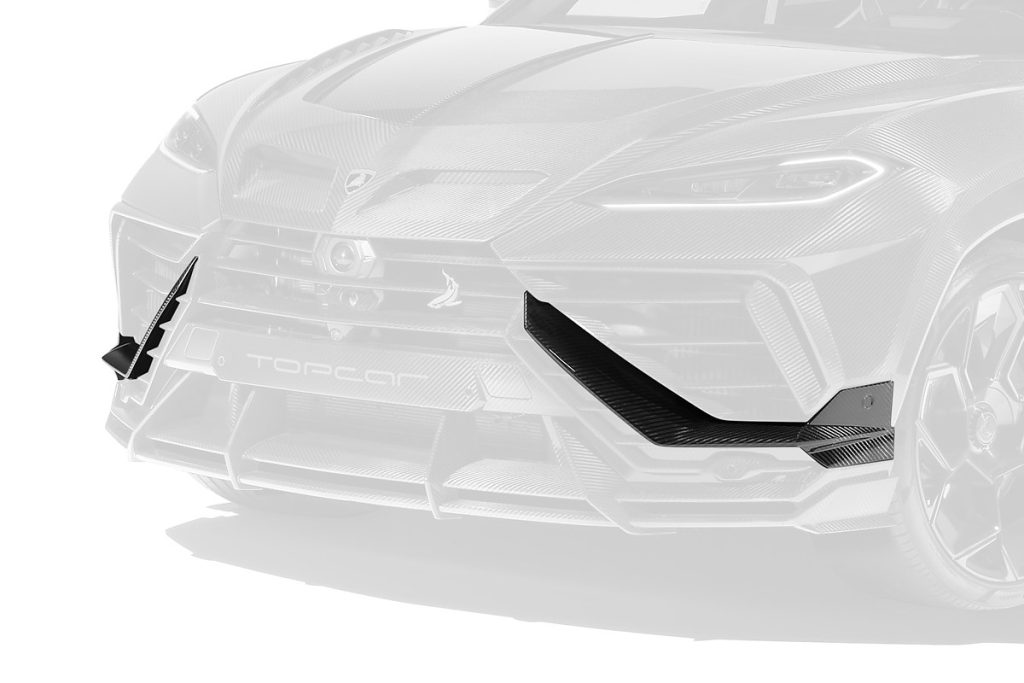 กันชนหน้า Carbon Fiber Lamborghini Urus SE ทรง TOPCAR R\’Evo Carbon Edition 2 ชิ้น