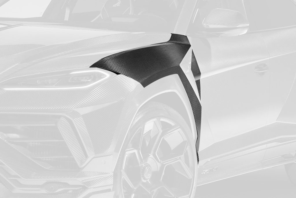 แก้มข้างหน้า Carbon Fiber Lamborghini Urus SE ทรง TOPCAR R\’Evo Carbon Edition 2 ชิ้น
