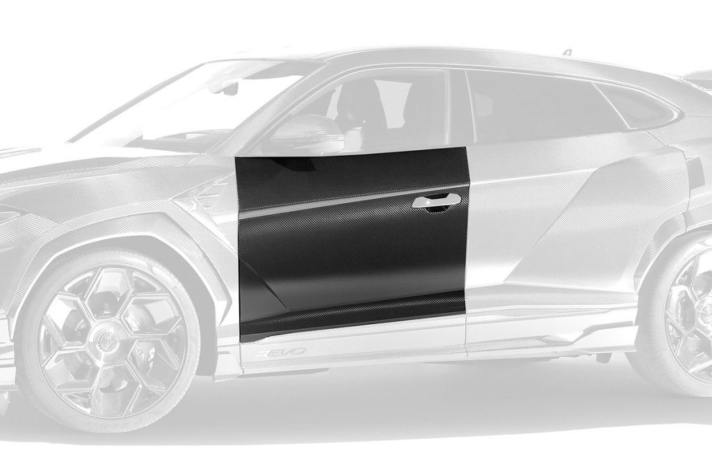 คิ้วประตู Carbon Fiber Lamborghini Urus SE ทรง TOPCAR R\’Evo Carbon Edition 2 ชิ้น