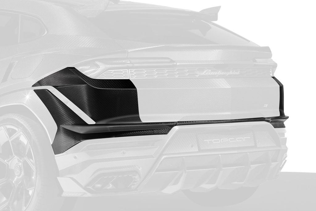 กันชนหลัง Carbon Fiber ส่วนบน Lamborghini Urus SE ทรง TOPCAR R\’Evo Carbon Edition