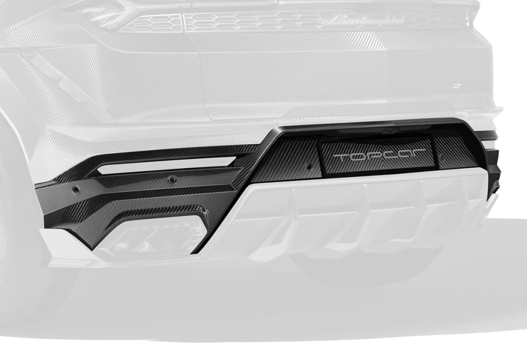 กันชนหลัง Carbon Fiber ส่วนล่าง Lamborghini Urus SE ทรง TOPCAR R\’Evo Carbon Edition