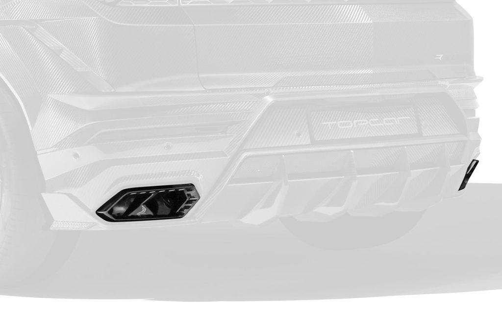 ปลายท่อ Lamborghini Urus SE ทรง TOPCAR R\’Evo Carbon Edition 2 ชิ้น