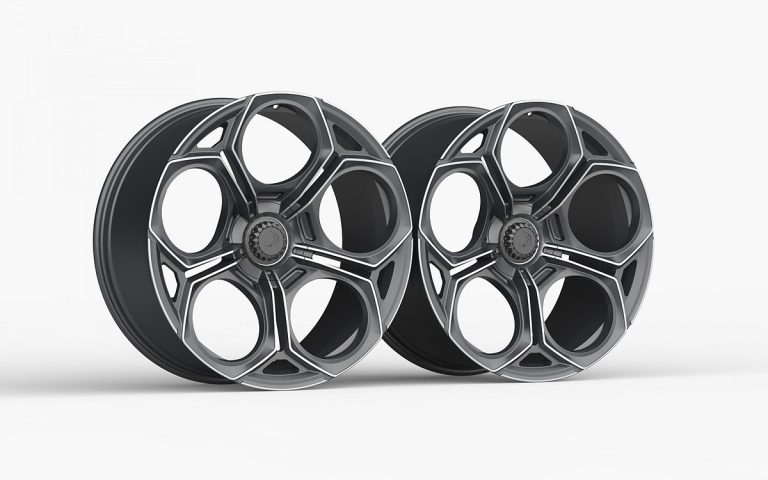 轮毂纹路 R’Evo 边框 23 英寸 Lamborghini Urus SE 款式 TOPCAR R’Evo Carbon Edition 4 件