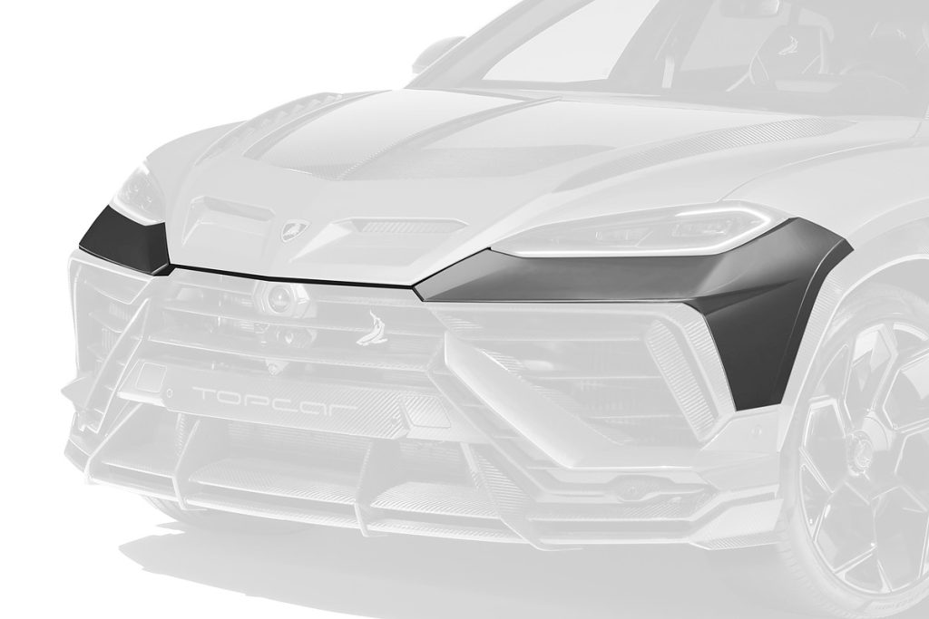 กันชนหน้า Carbon Fiber ส่วนบน Lamborghini Urus SE แบบพ่นสี ทรง TOPCAR R\’Evo Limited Edition