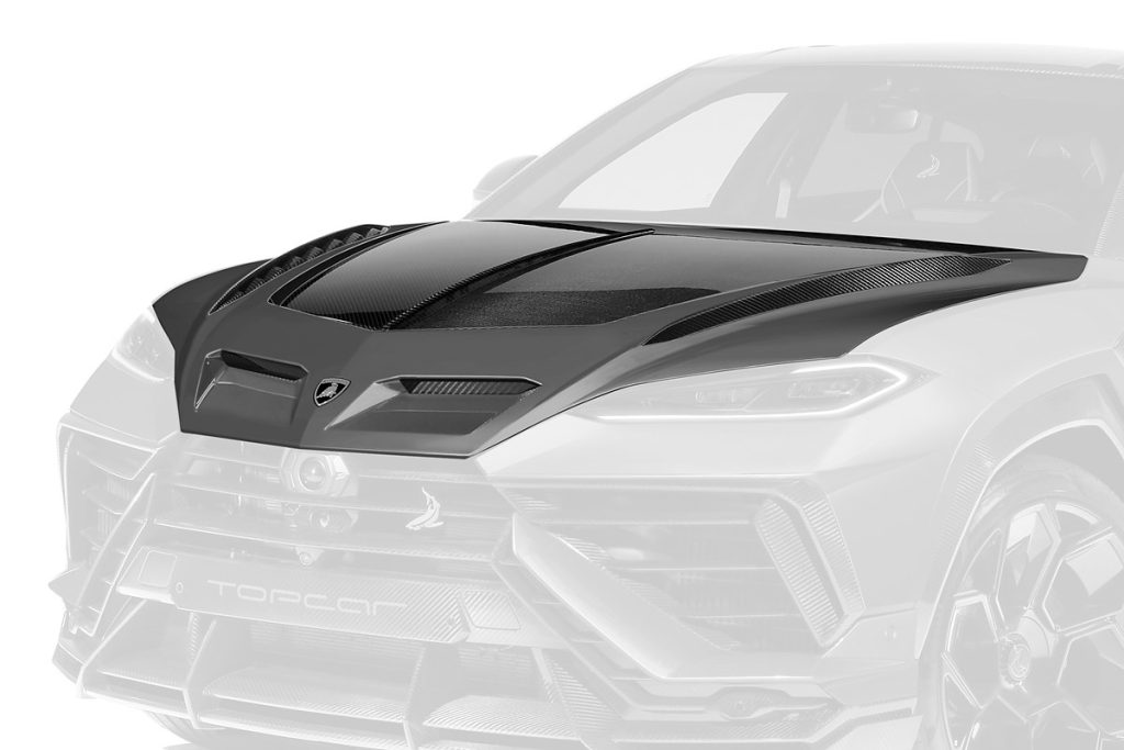 ฝากระโปรงหน้า Carbon Fiber คาร์บอนผสม Lamborghini Urus SE ทรง TOPCAR R\’Evo Limited Edition