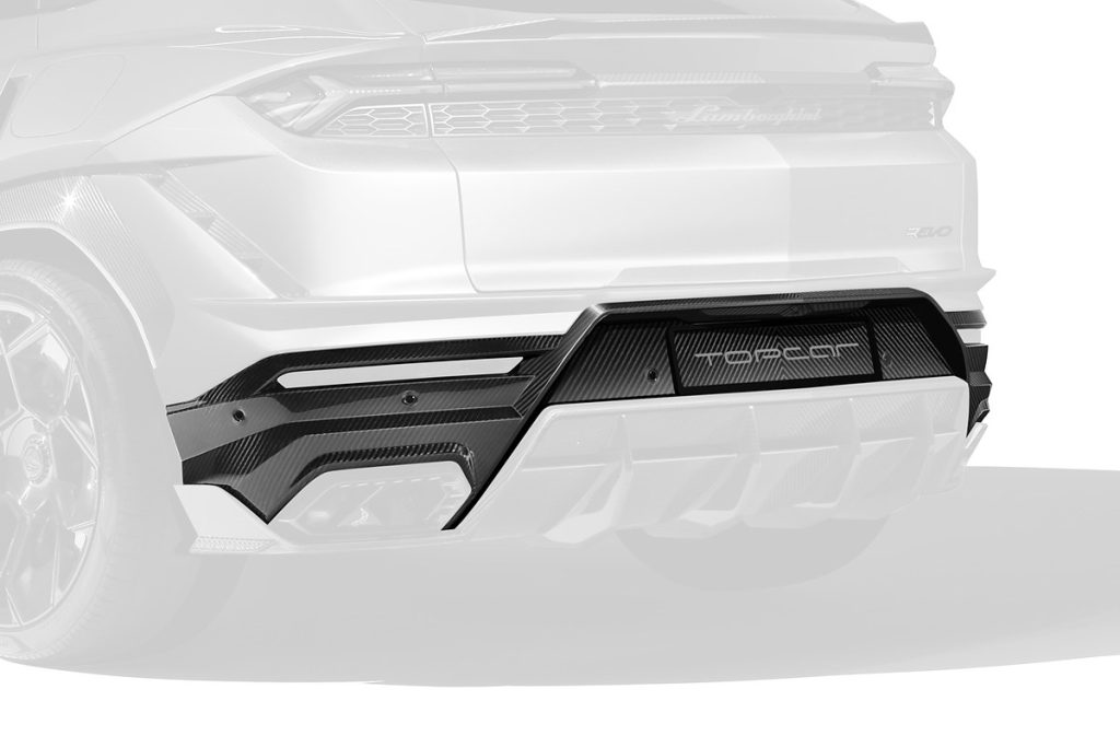 กันชนหลัง Carbon Fiber ส่วนล่าง Lamborghini Urus SE ทรง TOPCAR R\’Evo Limited Edition