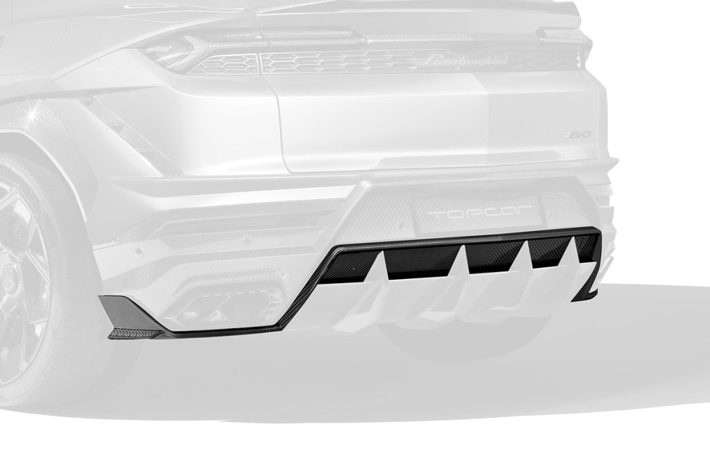 ดิฟฟิวเซอร์ท้าย Carbon Fiber ส่วนบน Lamborghini Urus SE ทรง TOPCAR R\’Evo Limited Edition