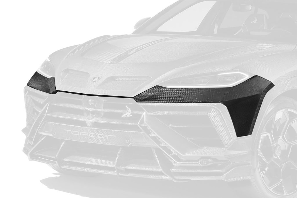 กันชนหน้า Carbon Fiber ส่วนบน คาร์บอน Stealth Lamborghini Urus SE ทรง TOPCAR R\’Evo Stealth Edition