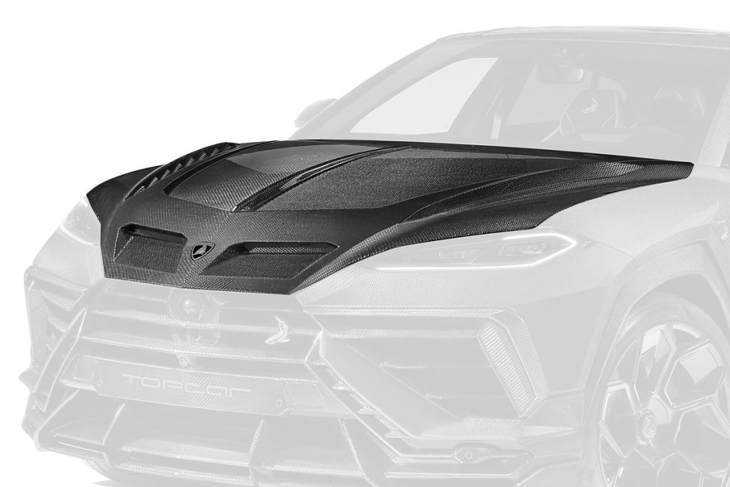 ฝากระโปรงหน้า Carbon Fiber คาร์บอน Stealth Lamborghini Urus SE ทรง TOPCAR R\’Evo Stealth Edition
