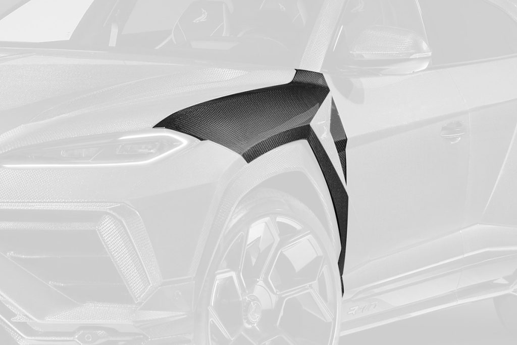 แก้มข้างหน้า Carbon Fiber คาร์บอน Stealth Lamborghini Urus SE ทรง TOPCAR R\’Evo Stealth Edition 2 ชิ้น