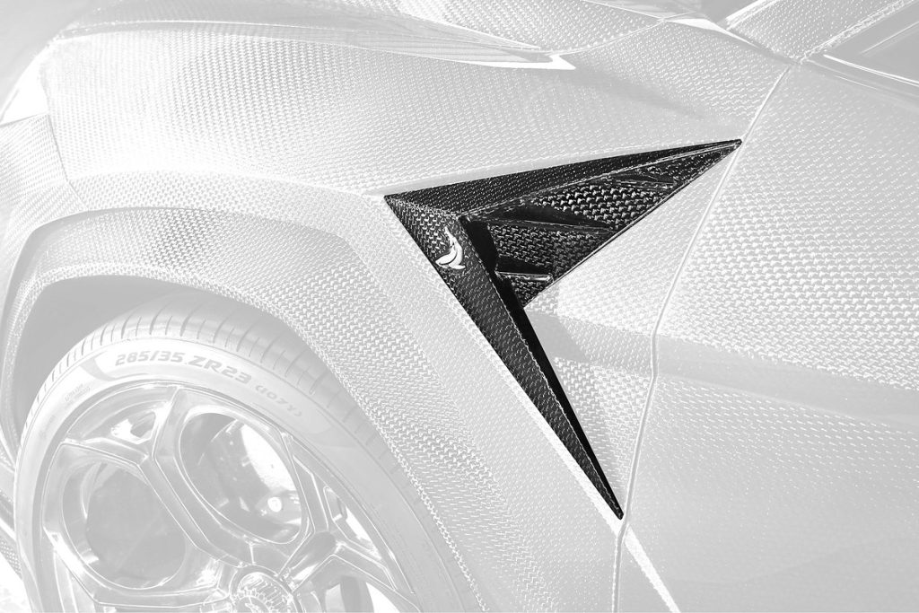 ลิ้นแต่ง Carbon Fiber คาร์บอน Stealth Lamborghini Urus SE ทรง TOPCAR R\’Evo Stealth Edition 2 ชิ้น