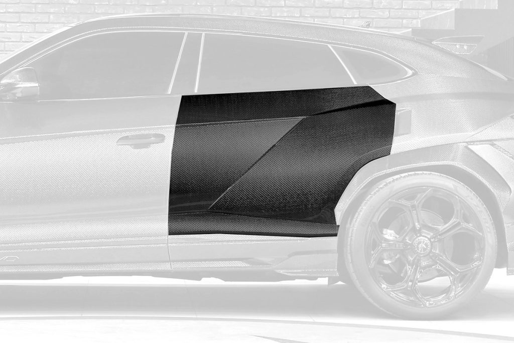 คิ้วประตู Carbon Fiber คาร์บอน Stealth Lamborghini Urus SE ทรง TOPCAR R\’Evo Stealth Edition 2 ชิ้น #2