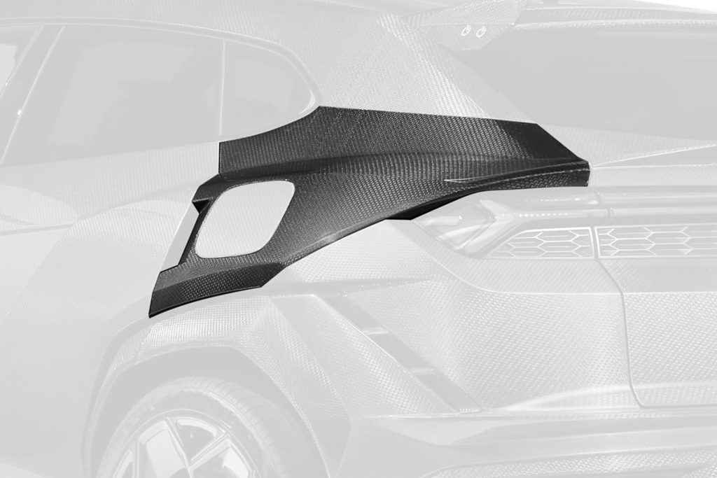 แก้มข้างหลัง Carbon Fiber คาร์บอน Stealth Lamborghini Urus SE ทรง TOPCAR R\’Evo Stealth Edition 2 ชิ้น