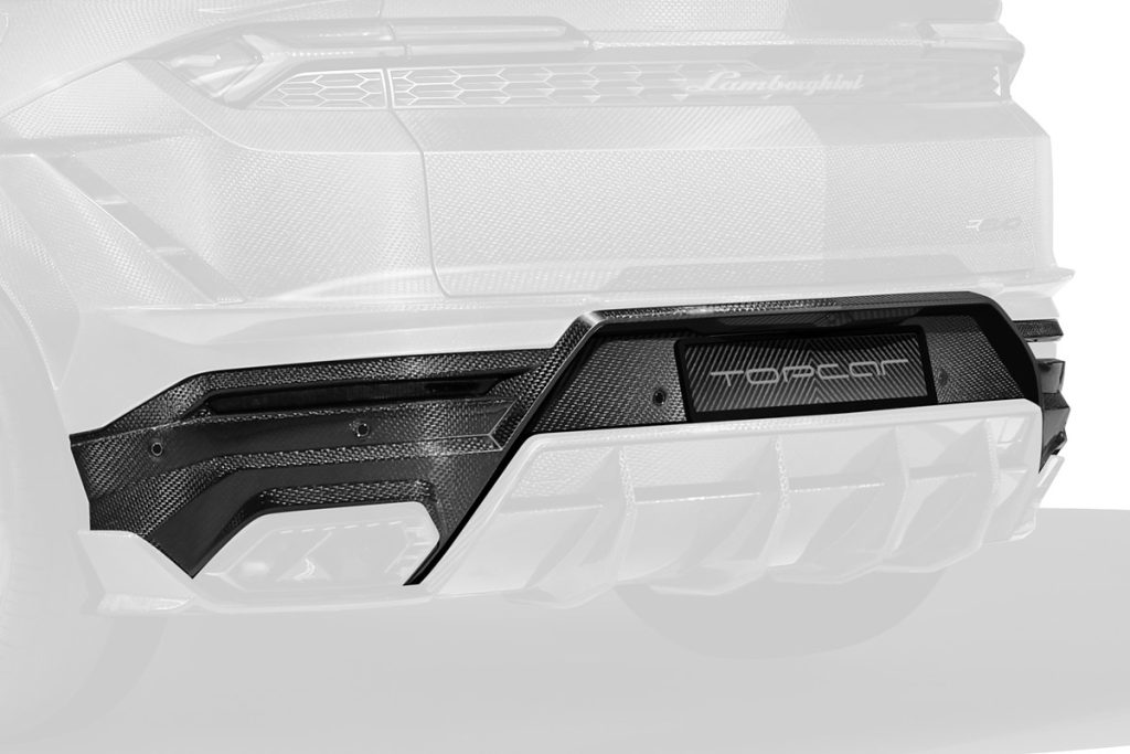 กันชนหลัง Carbon Fiber ส่วนล่าง คาร์บอน Stealth Lamborghini Urus SE ทรง TOPCAR R\’Evo Stealth Edition
