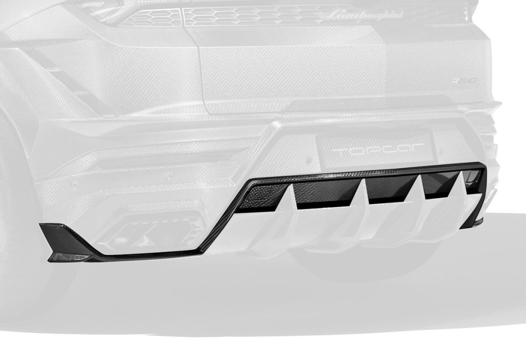 ดิฟฟิวเซอร์ท้าย Carbon Fiber ส่วนบน คาร์บอน Stealth Lamborghini Urus SE ทรง TOPCAR R\’Evo Stealth Edition