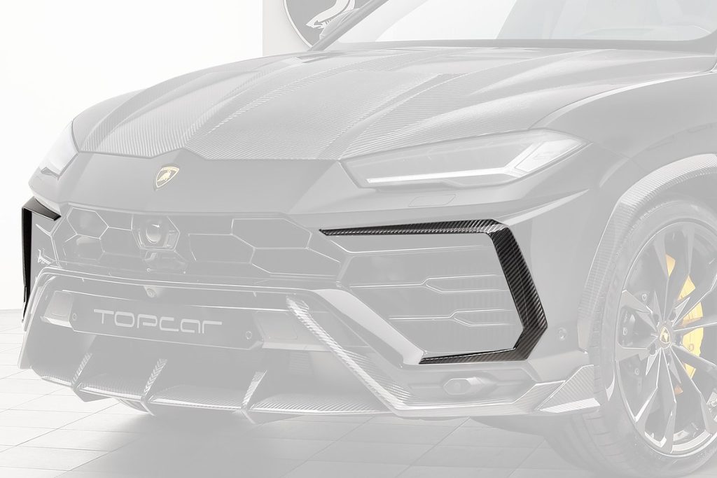 ลิ้นแต่ง Carbon Fiber ช่องลม Lamborghini Urus ทรง TOPCAR 2 ชิ้น