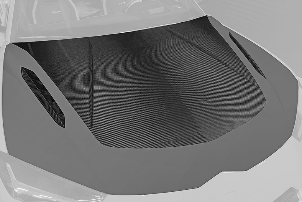 ฝากระโปรงหน้า Carbon Fiber คาร์บอน Stealth Lamborghini Urus ทรง TOPCAR (Urus Perfomante)