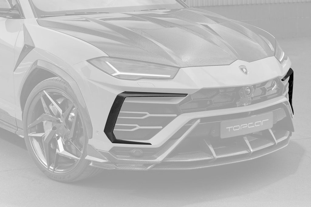 ลิ้นแต่ง Carbon Fiber ช่องลม คาร์บอน Stealth Lamborghini Urus ทรง TOPCAR 2 ชิ้น