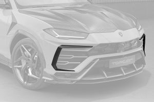 aftermarket lip Carbon Fiber Air Vents Carbon Stealth Lamborghini Urus style TOPCAR 2 pieces