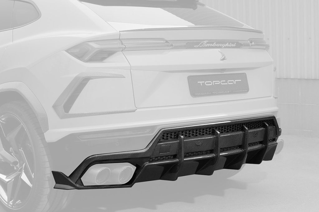 ดิฟฟิวเซอร์ท้าย Carbon Fiber คาร์บอน Stealth Lamborghini Urus ทรง TOPCAR