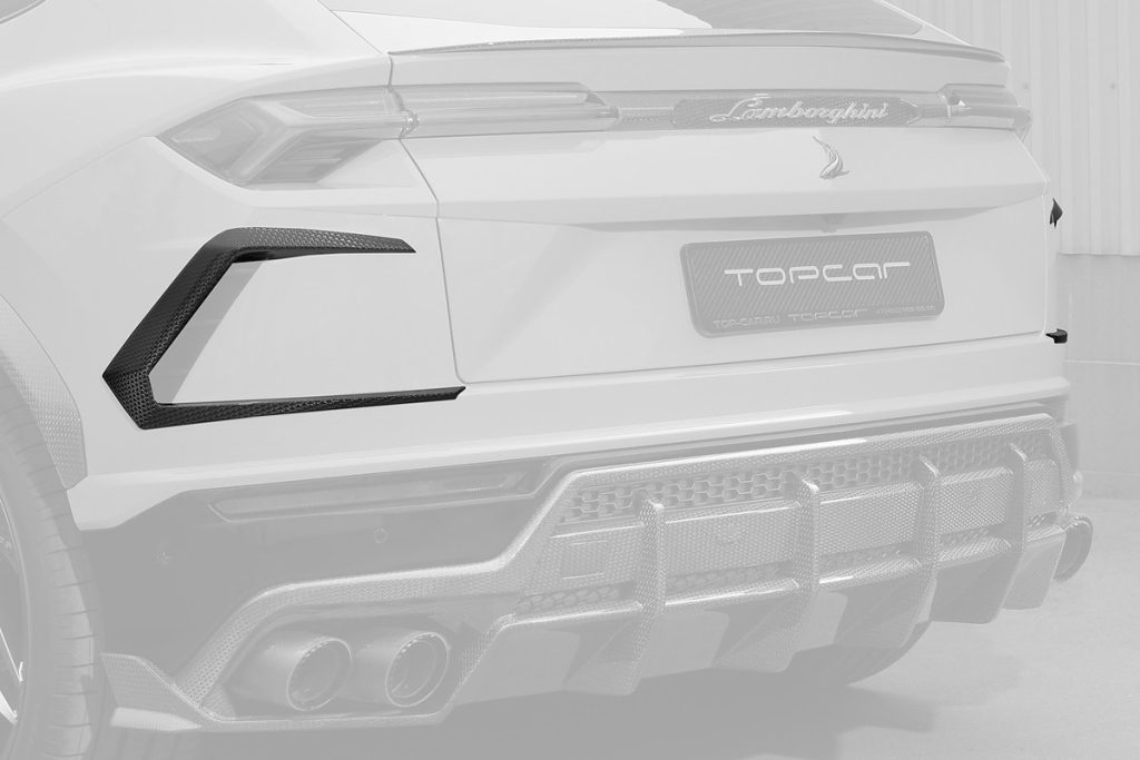 ลิ้นหลัง Carbon Fiber คาร์บอน Stealth Lamborghini Urus ทรง TOPCAR 2 ชิ้น
