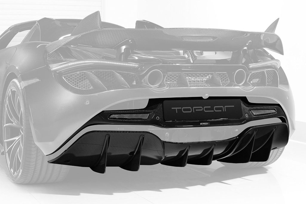 ดิฟฟิวเซอร์ท้าย ตัวกลาง McLaren 720S ทรง TOPCAR Fury 10 ชิ้น