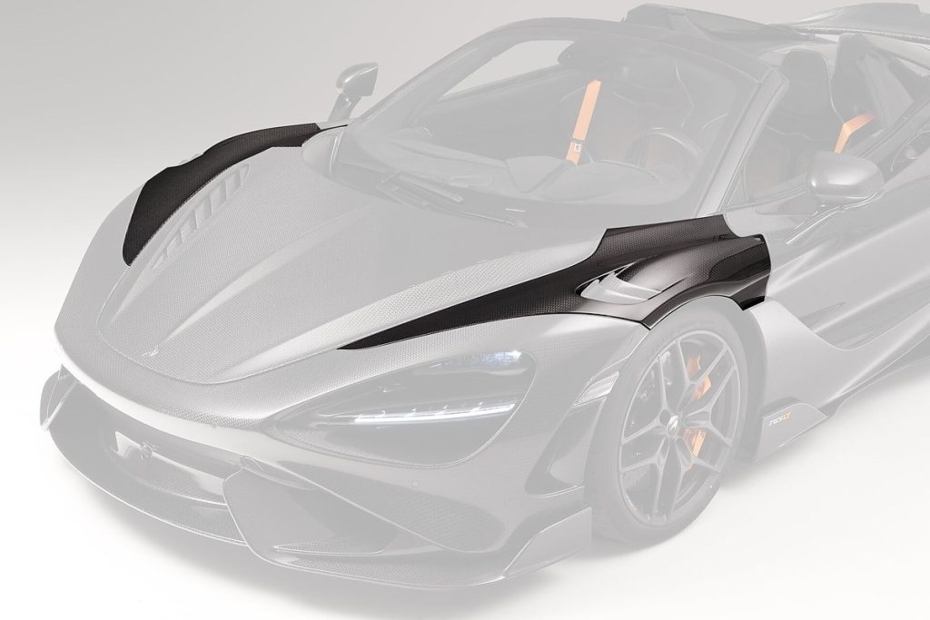 แก้มข้างหน้า Carbon Fiber McLaren 765LT Spider ทรง TOPCAR Carbon Edition 2 ชิ้น