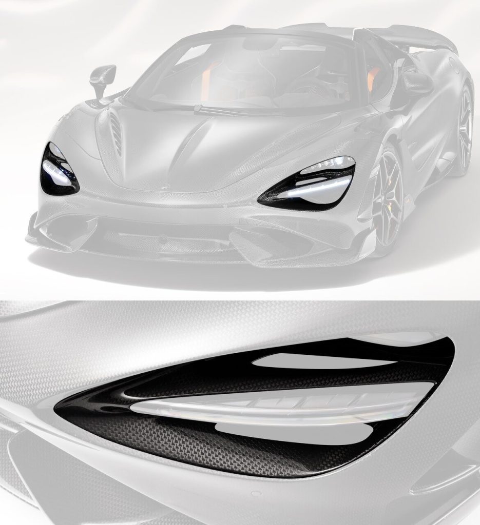 ไฟหน้า McLaren 765LT Spider ทรง TOPCAR Carbon Edition 2 ชิ้น
