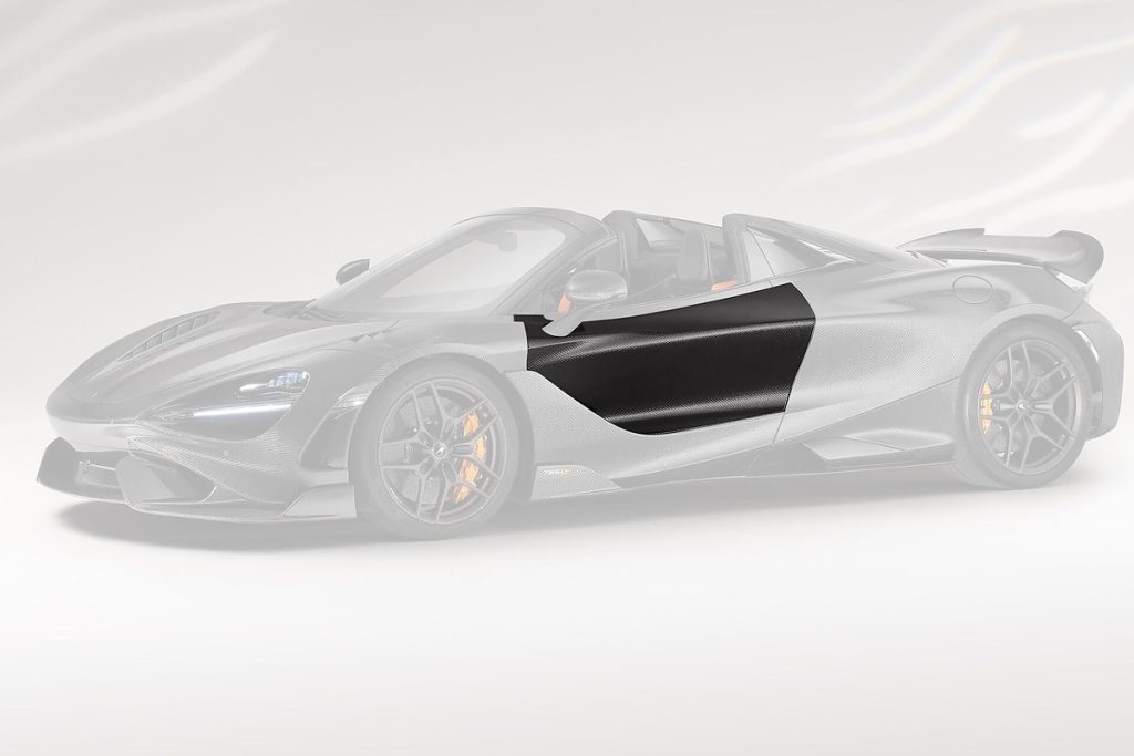 คิ้วประตู Carbon Fiber McLaren 765LT Spider ทรง TOPCAR Carbon Edition 2 ชิ้น (Doors)