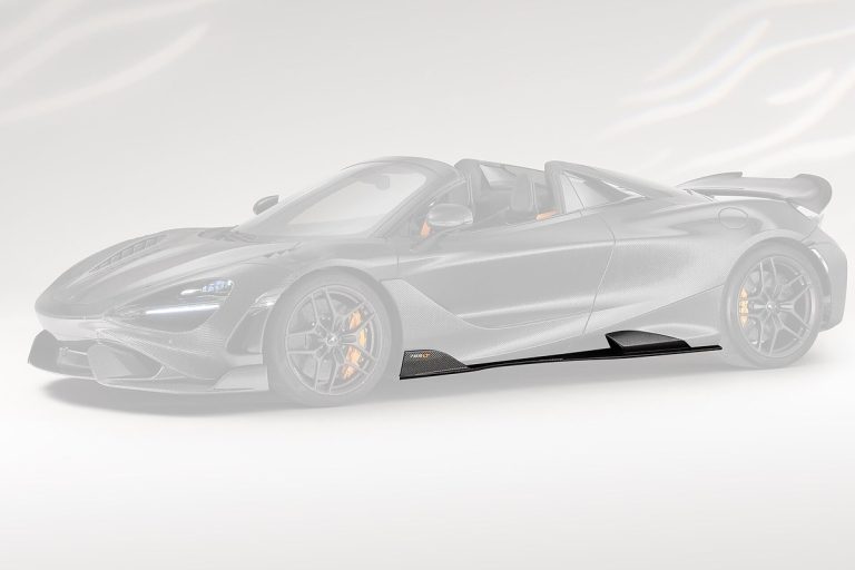 สเกิร์ตข้าง Carbon Fiber ส่วนล่าง McLaren 765LT Spider ทรง TOPCAR Carbon Edition 2 ชิ้น