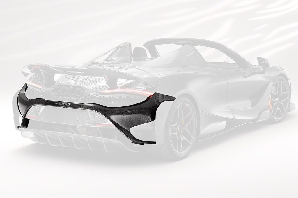 กันชนหลัง Carbon Fiber McLaren 765LT Spider ทรง TOPCAR Carbon Edition