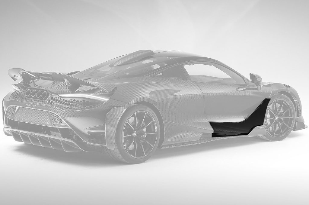 คิ้วประตู Carbon Fiber McLaren 765LT Coupe ทรง TOPCAR Carbon Edition 2 ชิ้น (Door Keel Trim)