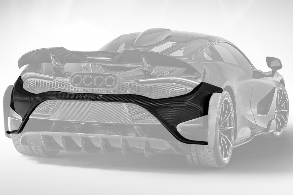 กันชนหลัง Carbon Fiber McLaren 765LT Coupe ทรง TOPCAR Carbon Edition