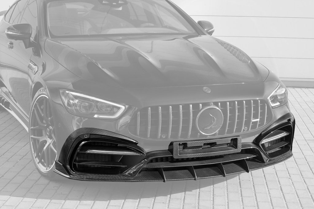 ลิ้นหน้า Carbon Fiber MERCEDES BENZ X290 AMG GT 4-Door ทรง TOPCAR INFERNO