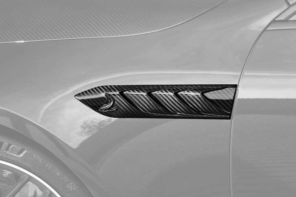 แก้มข้างหน้า Carbon Fiber ลาย Shark MERCEDES BENZ X290 AMG GT 4-Door ทรง TOPCAR INFERNO 2 ชิ้น