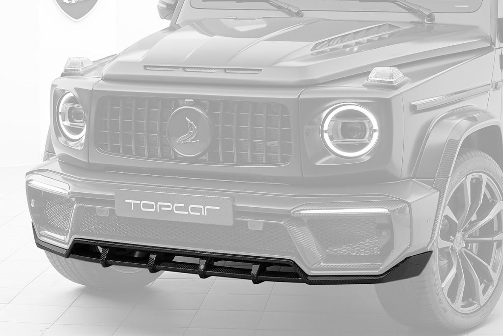 ลิ้นหน้า Carbon Fiber MERCEDES BENZ W464 G-Class ทรง TOPCAR INFERNO (Lip)