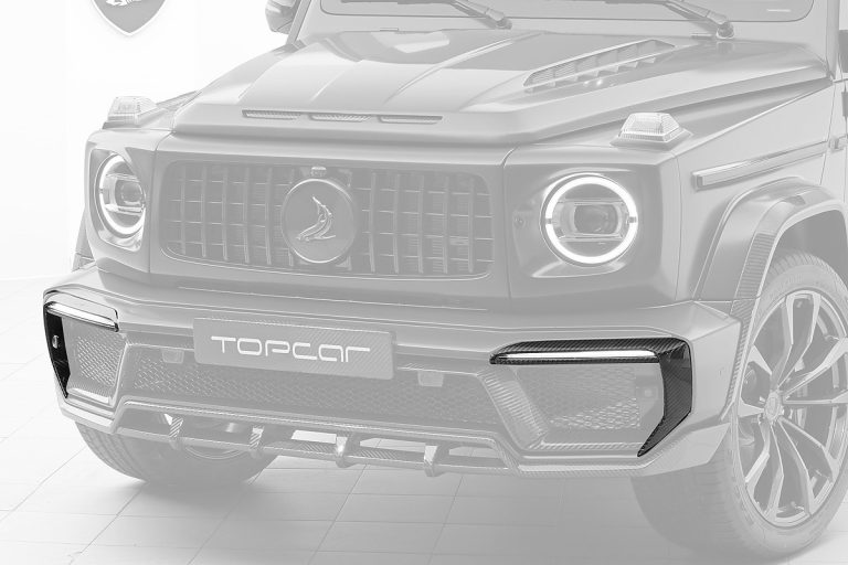 ลิ้นหน้า Carbon Fiber ซ้าย-ขวา MERCEDES BENZ W464 G-Class ทรง TOPCAR INFERNO