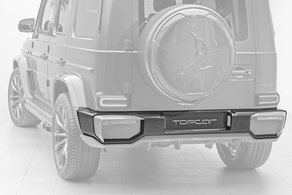 กันชนหลัง MERCEDES BENZ W464 G-Class ทรง TOPCAR INFERNO